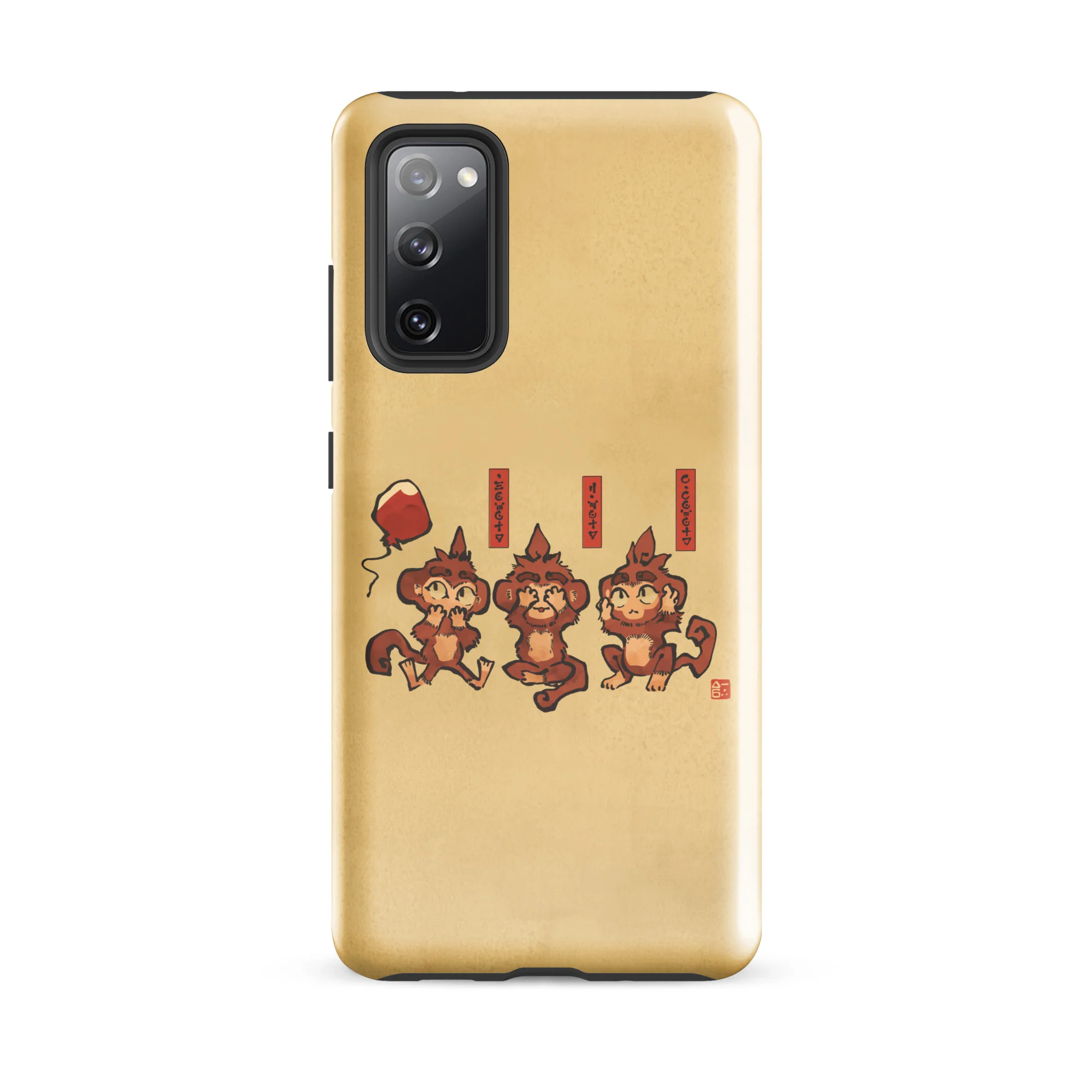 Three Wise Monkeys Samsung® Case (Tough) - Image 7