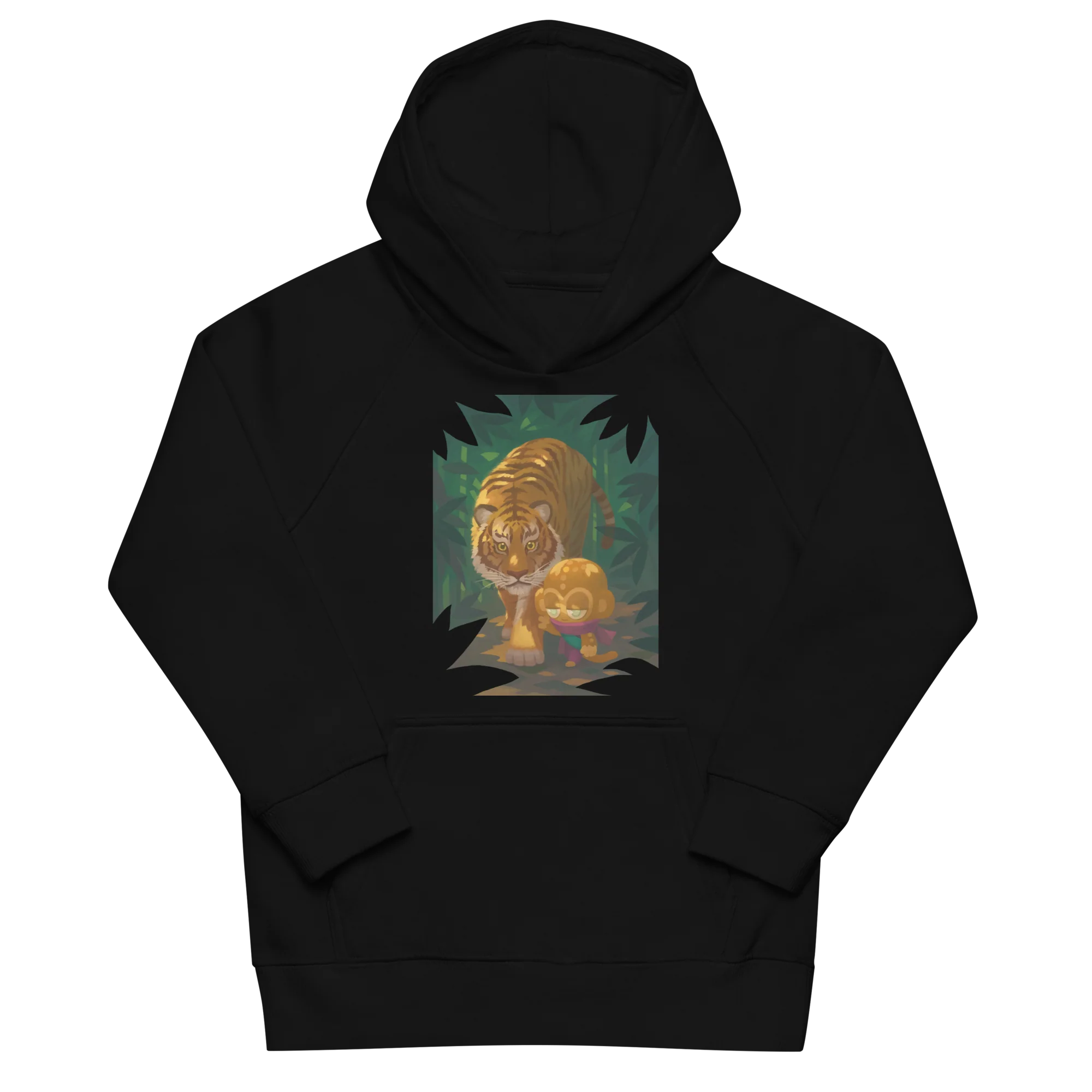 Tiger And Psi Eco Hoodie (Kids/Youth) - Image 4