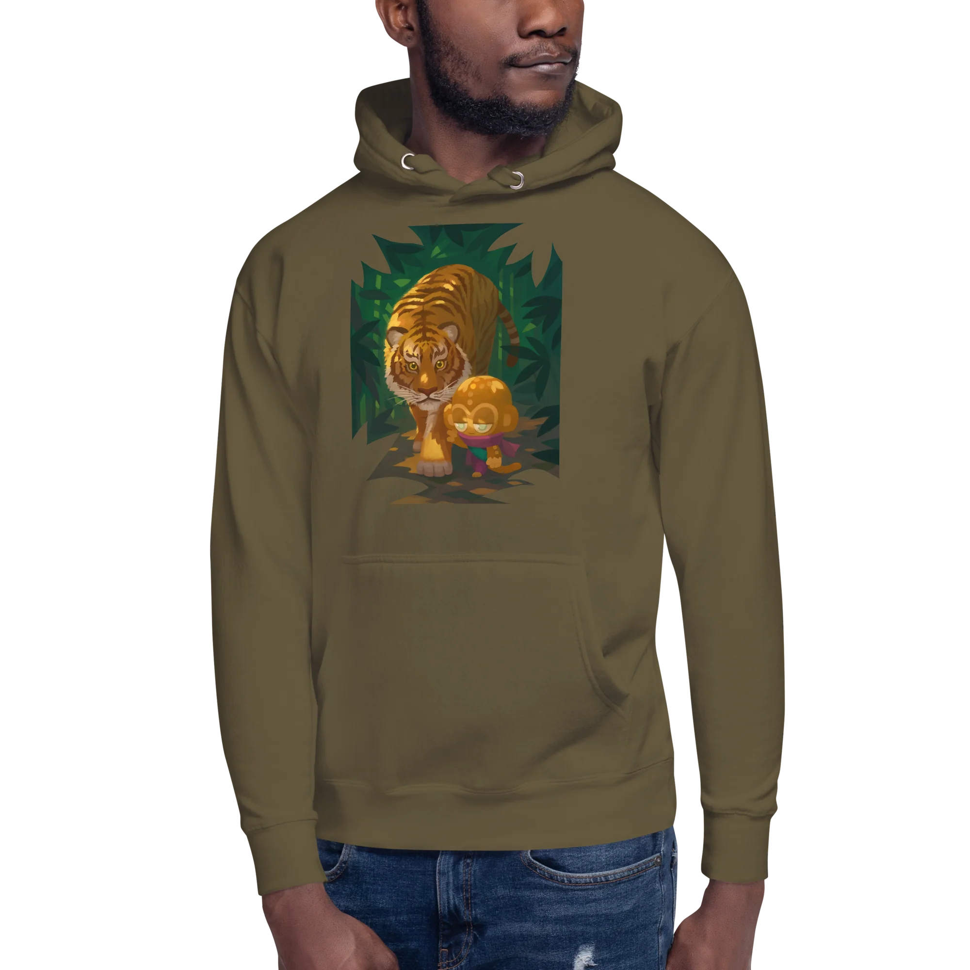 Tiger And Psi Hoodie (Unisex) - Image 4