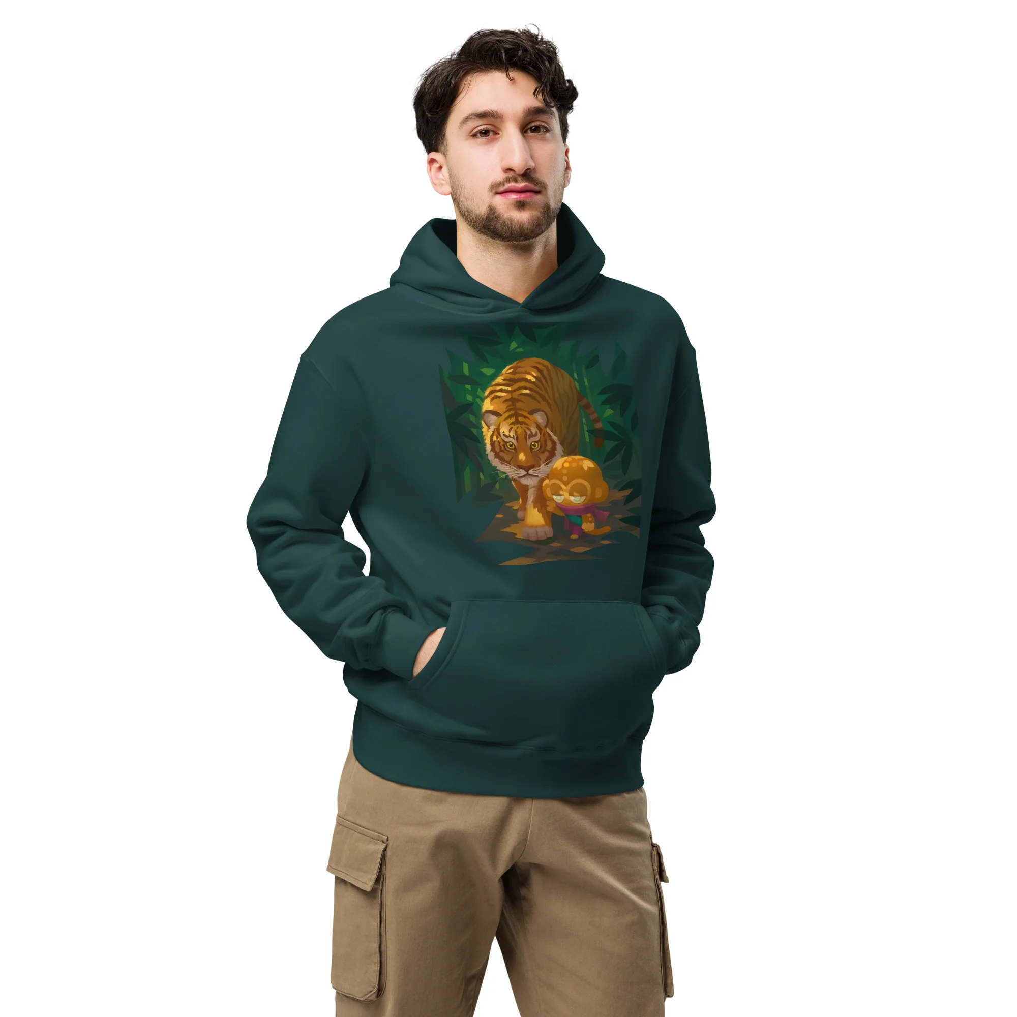Tiger and Psi Premium Oversized Hoodie (Unisex) - Image 5