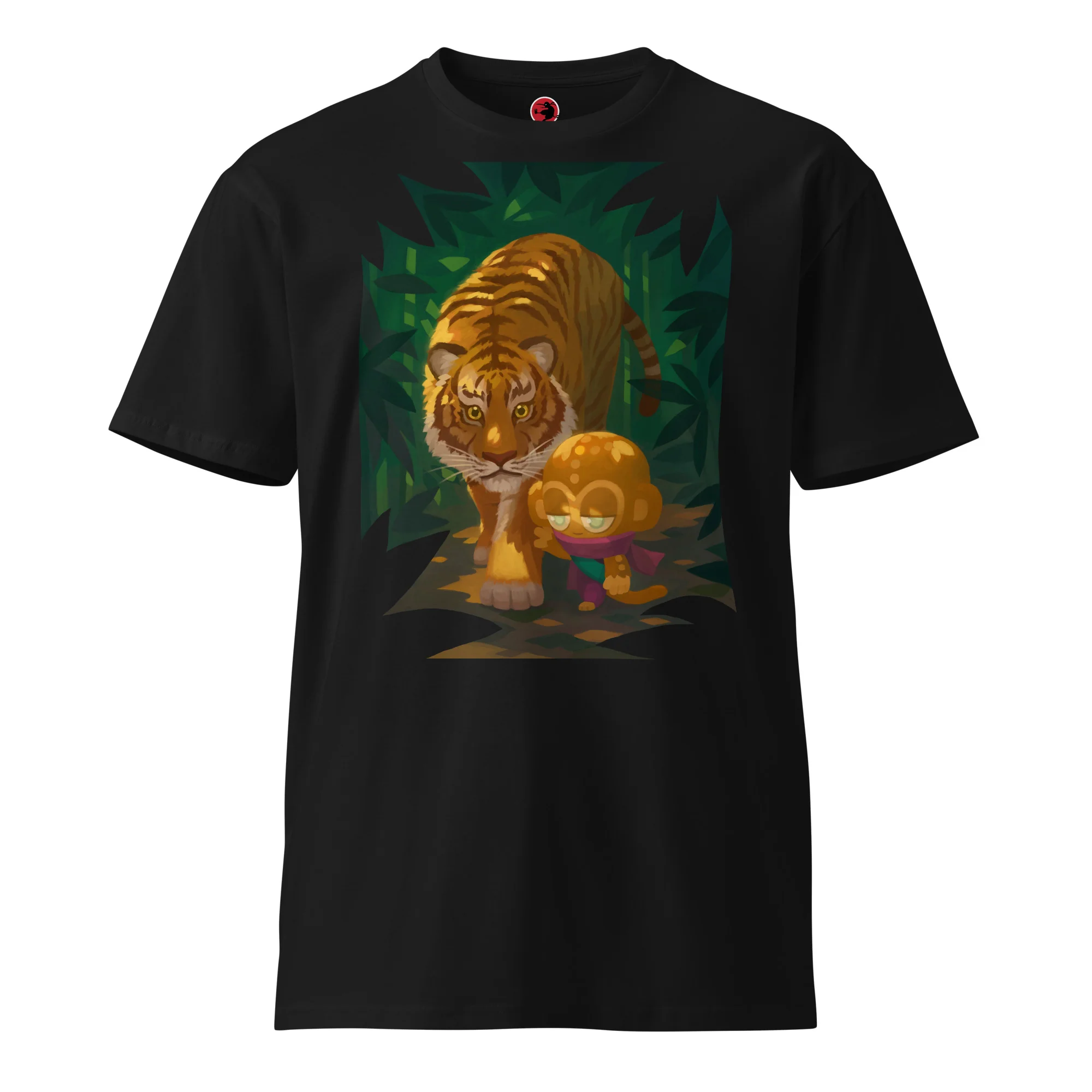 Tiger And Psi Premium Shirt (Unisex) - Image 4