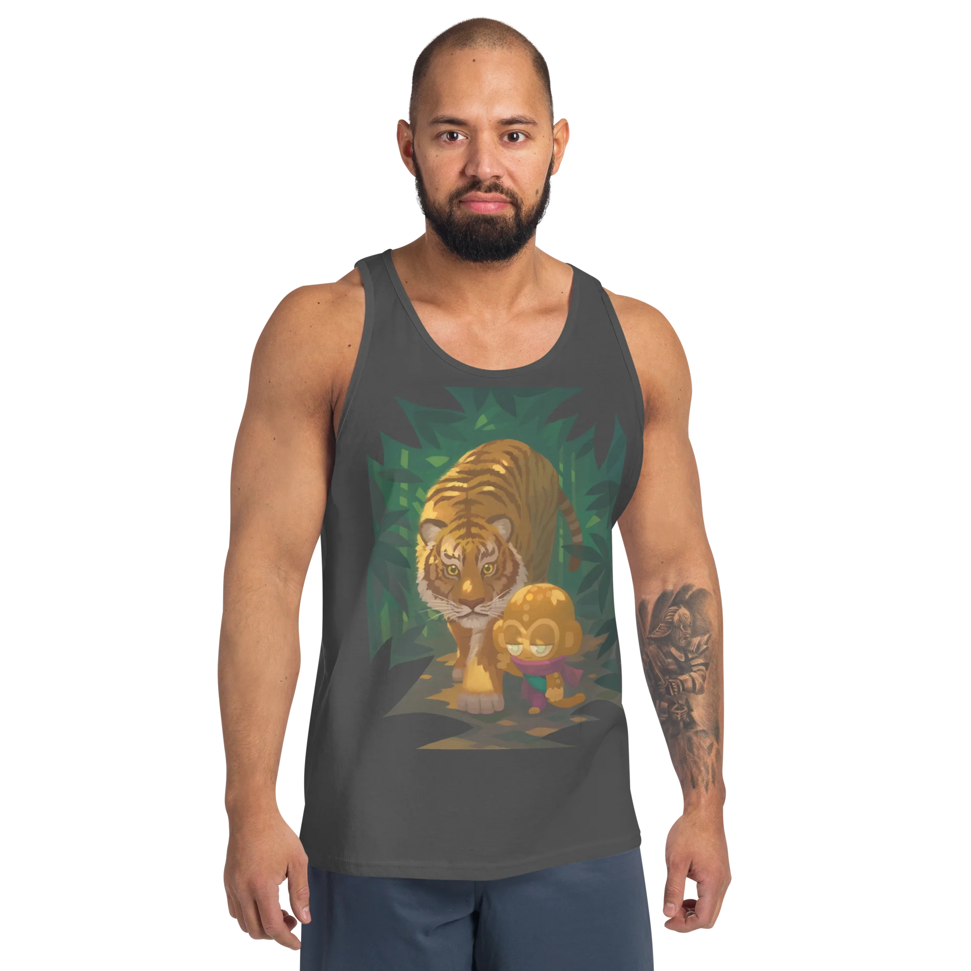 Tiger And Psi Tank Top (Unisex) - Image 3