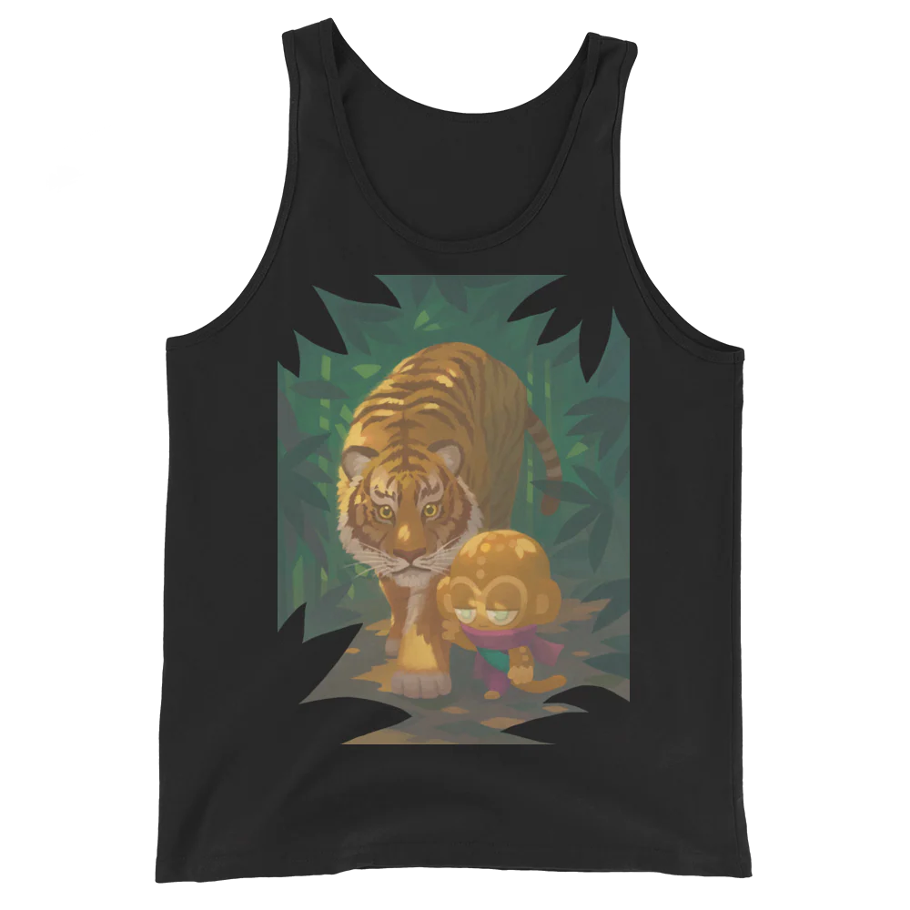 Tiger And Psi Tank Top (Unisex) - Image 4