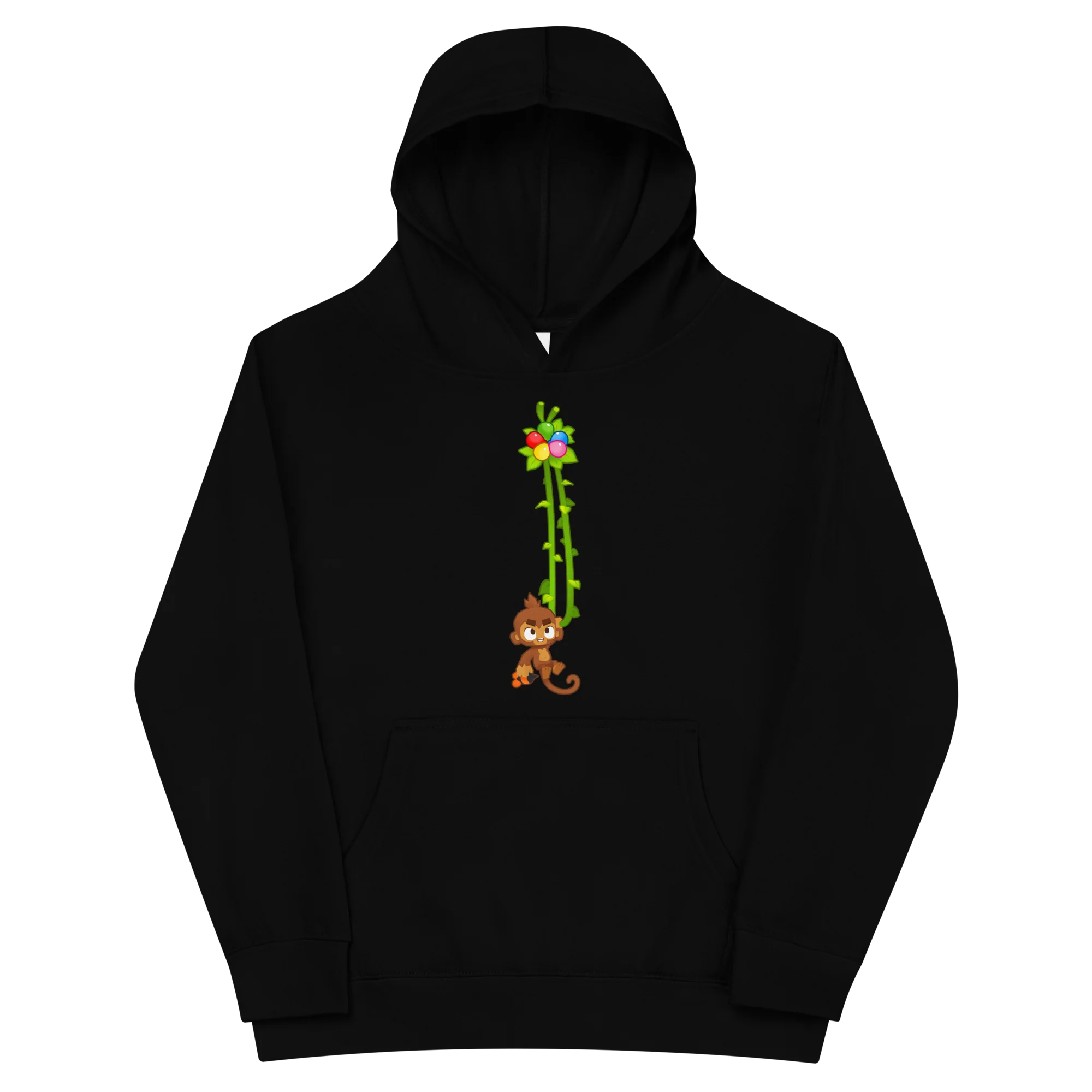 Vine Monkey Fleece Hoodie (Kids/Youth) - Image 5
