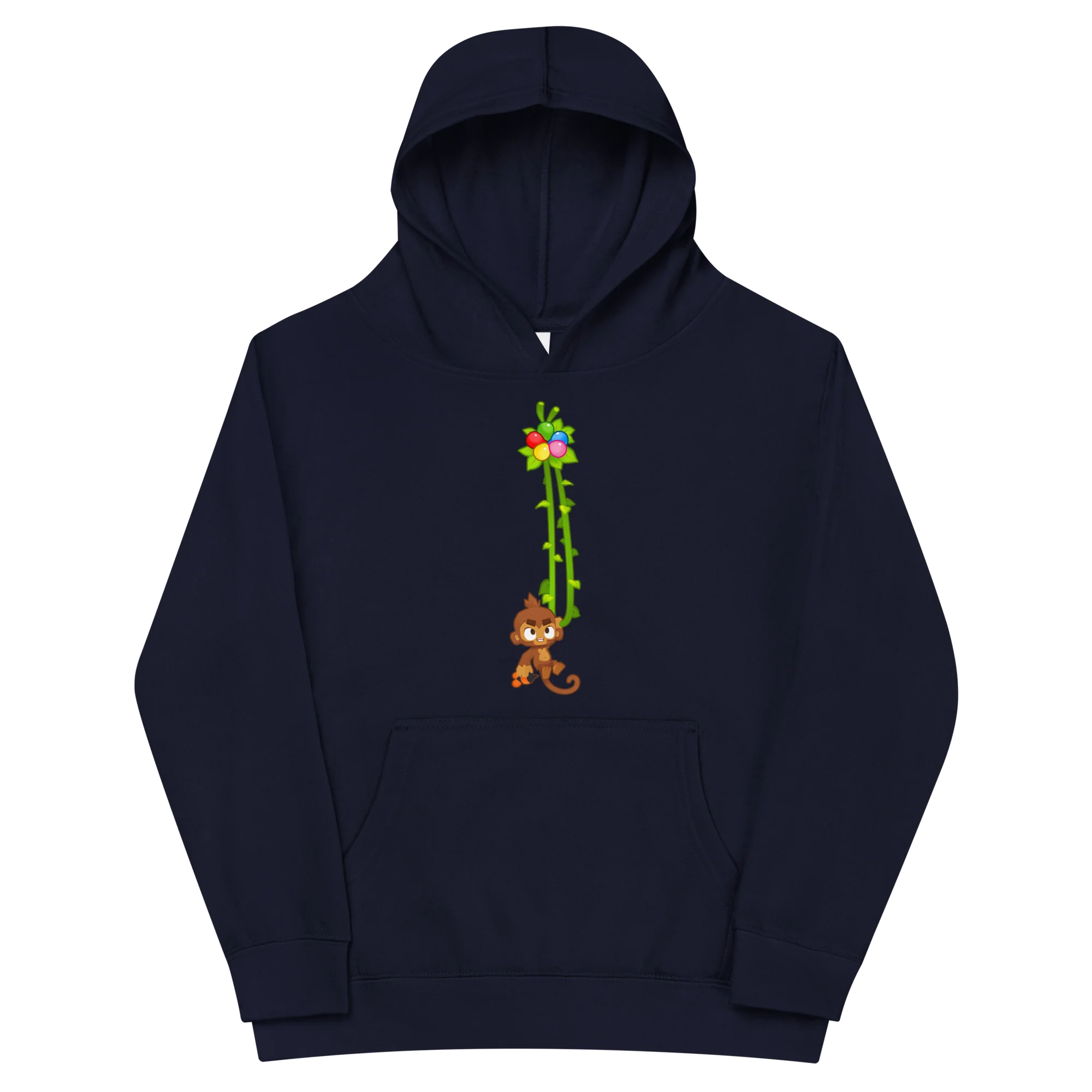 Vine Monkey Fleece Hoodie (Kids/Youth) - Image 6