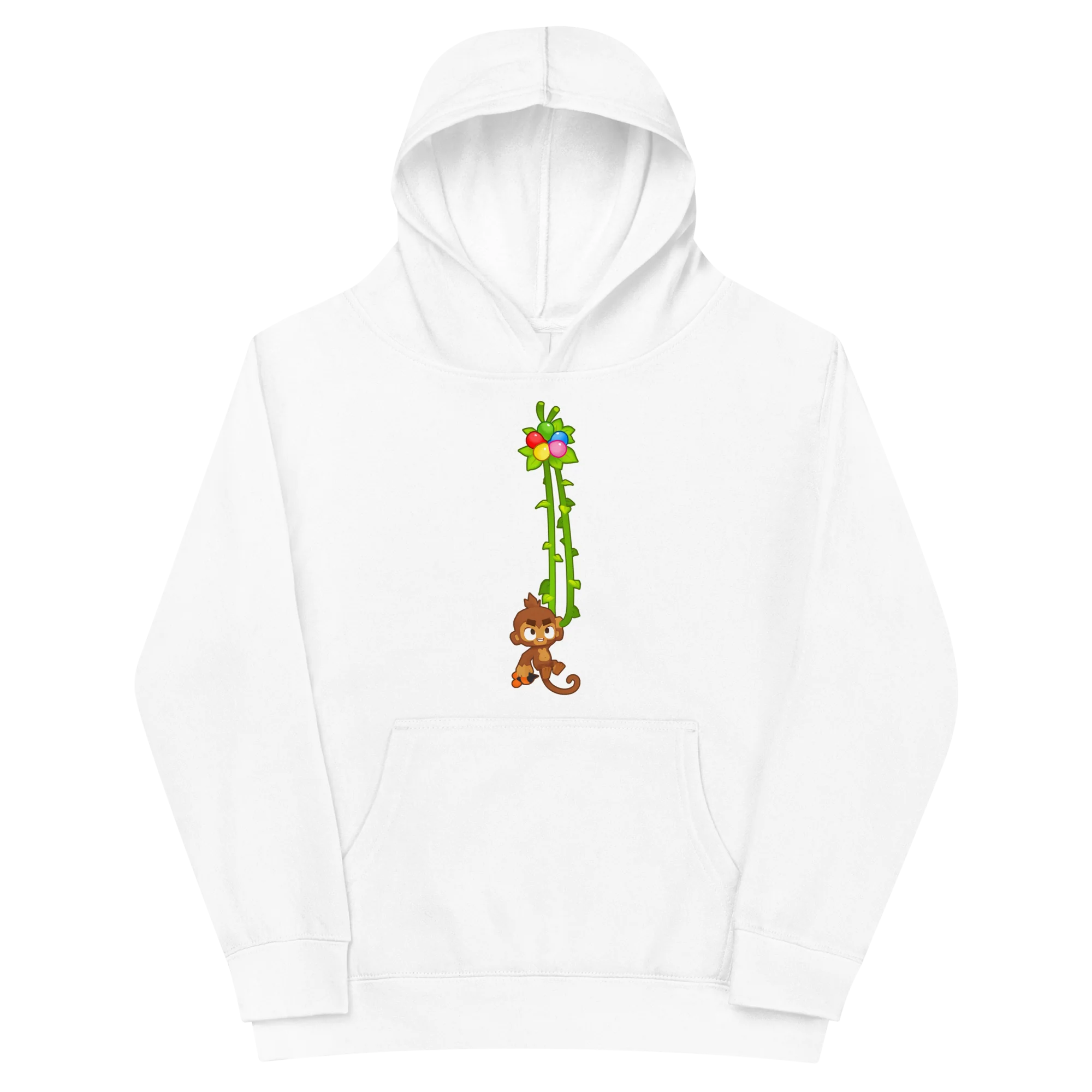 Vine Monkey Fleece Hoodie (Kids/Youth) - Image 7