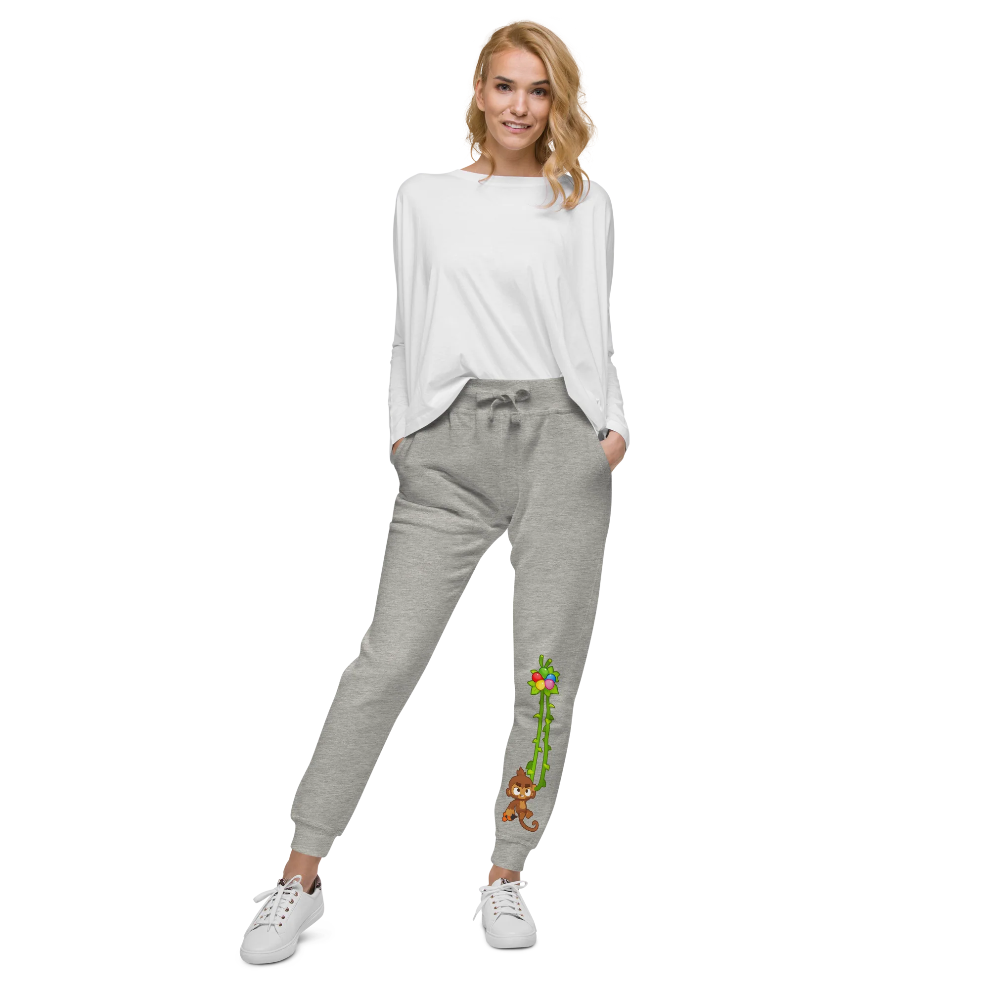 Vine Monkey Fleece Sweatpants (Unisex) - Image 15