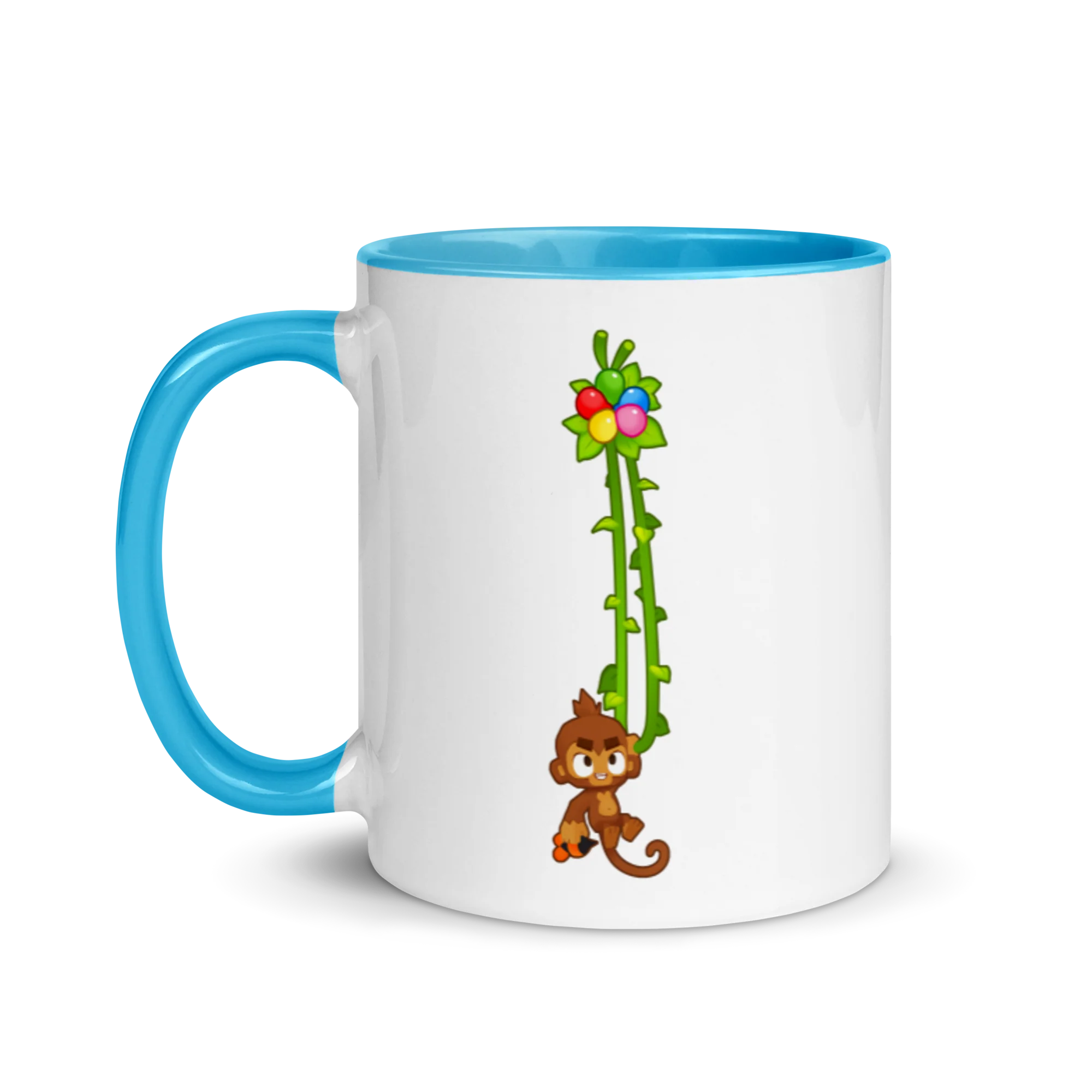 Vine Monkey Mug with Color Inside - Image 12