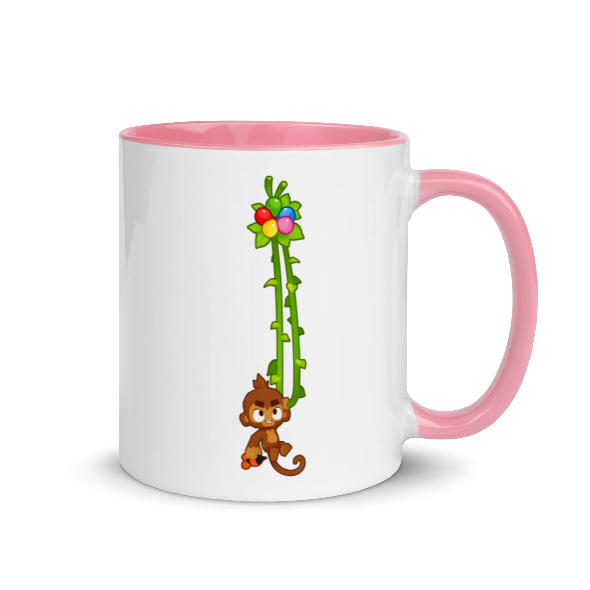 Vine Monkey Mug with Color Inside - Image 13