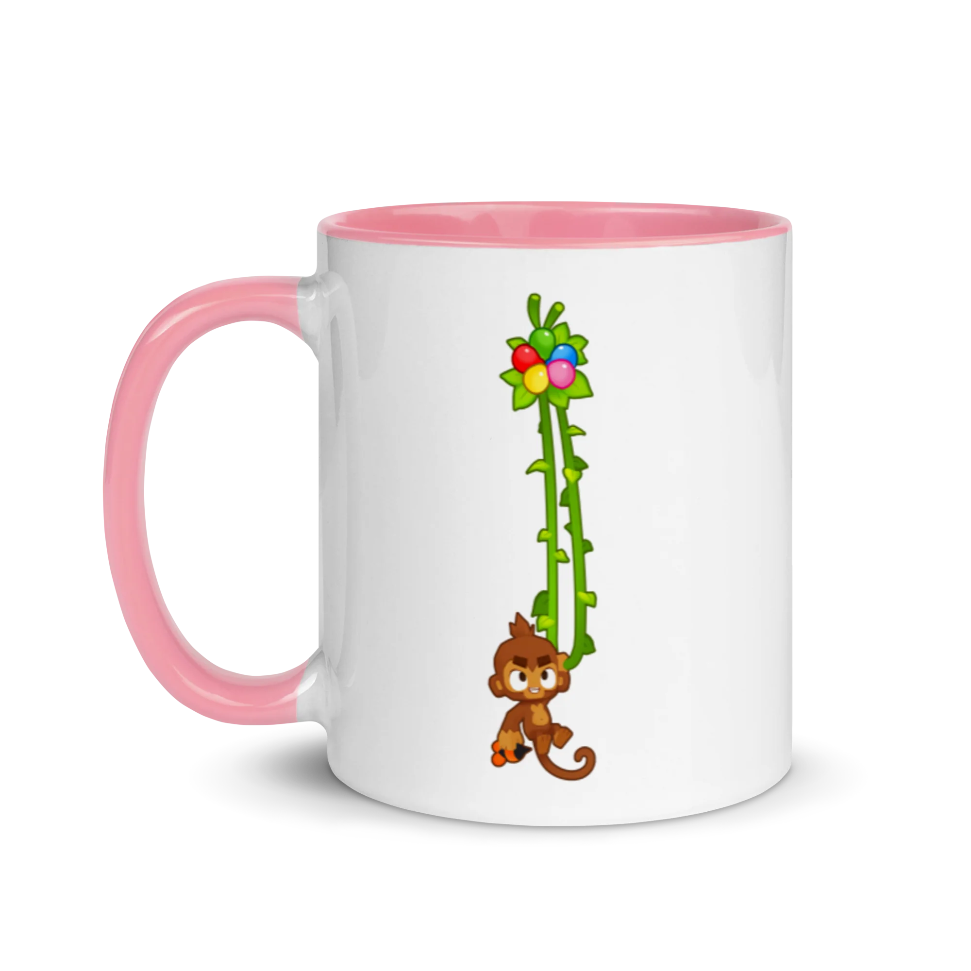 Vine Monkey Mug with Color Inside - Image 15