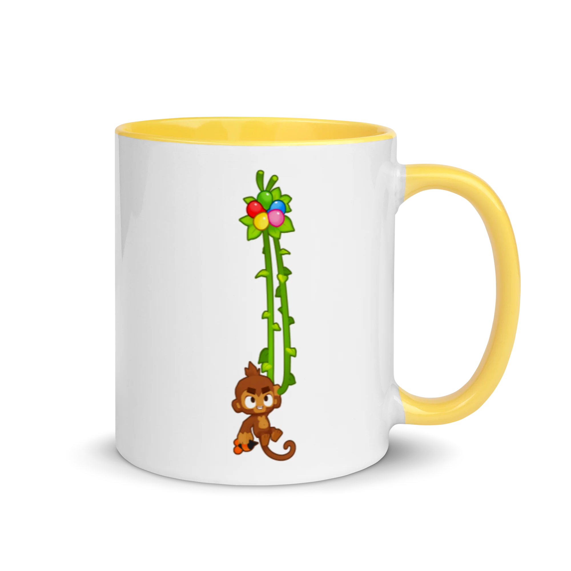 Vine Monkey Mug with Color Inside - Image 16