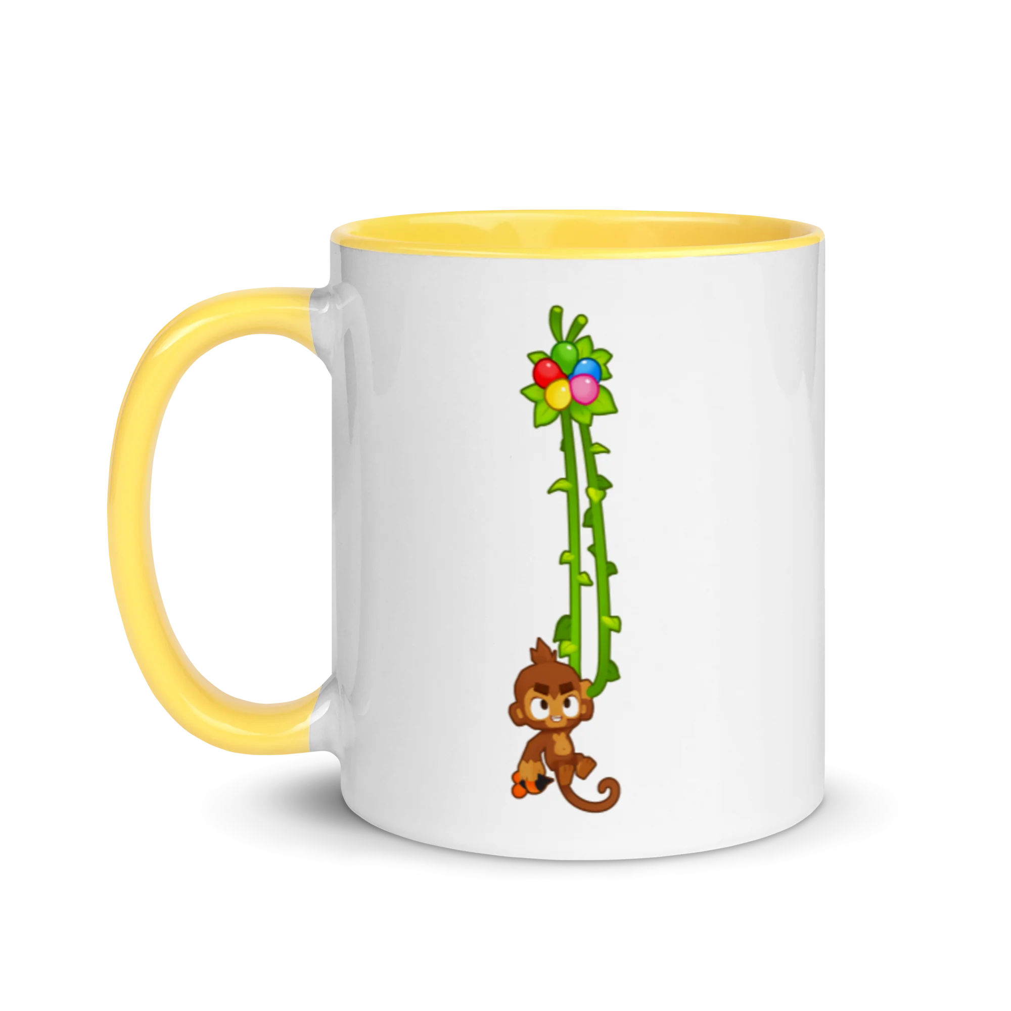 Vine Monkey Mug with Color Inside - Image 18