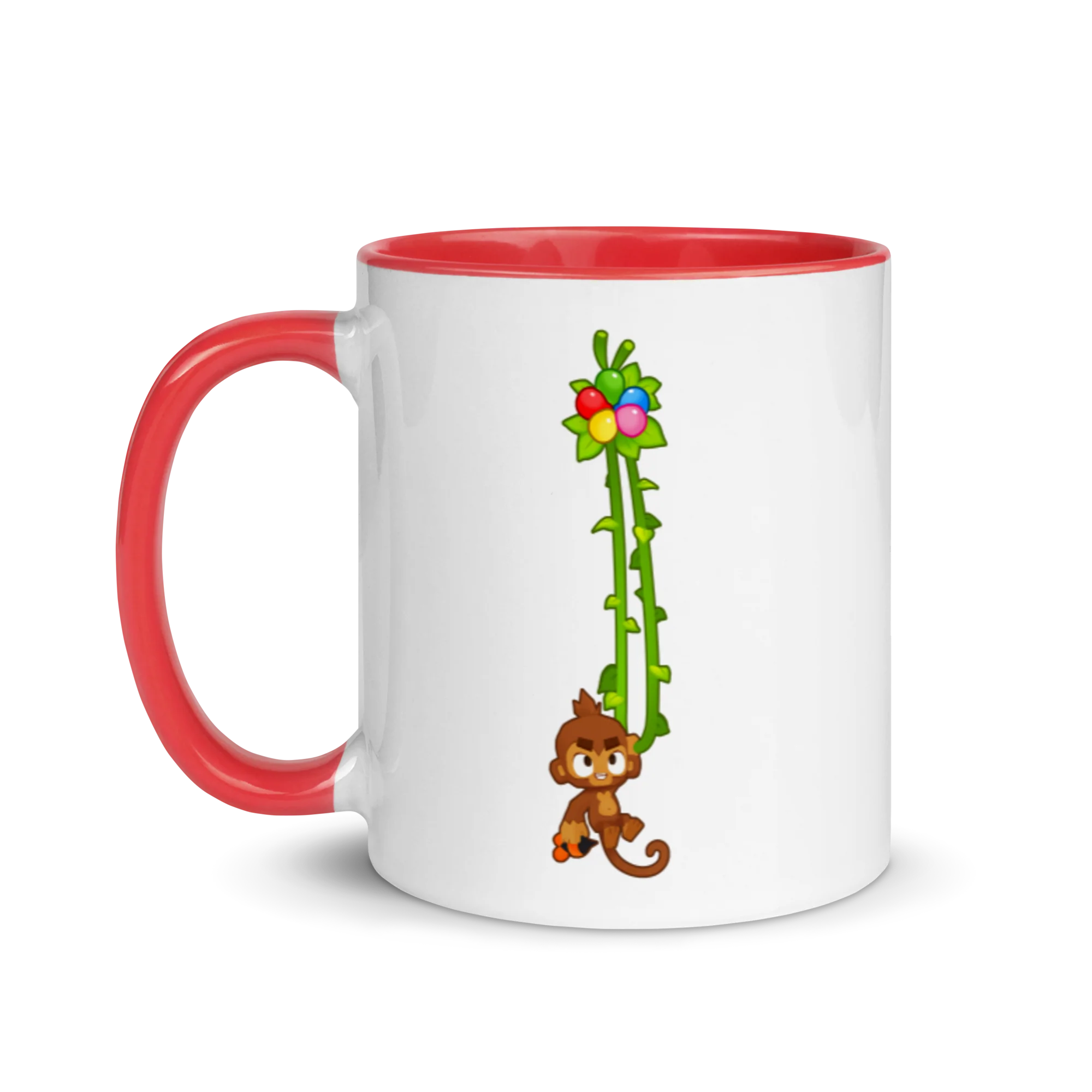Vine Monkey Mug with Color Inside - Image 7