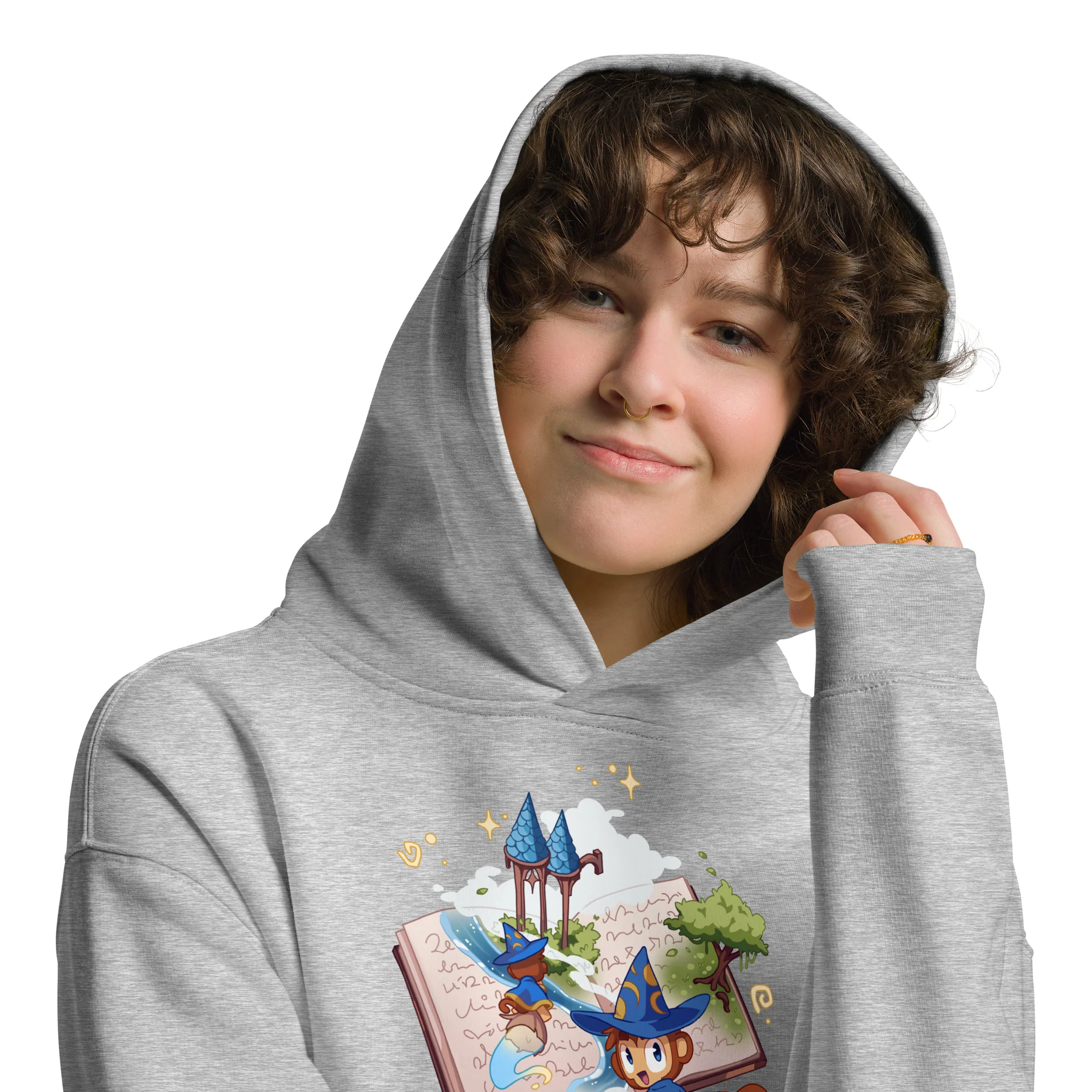 Wizard's Journey Premium Oversized Hoodie (Unisex) - Image 5