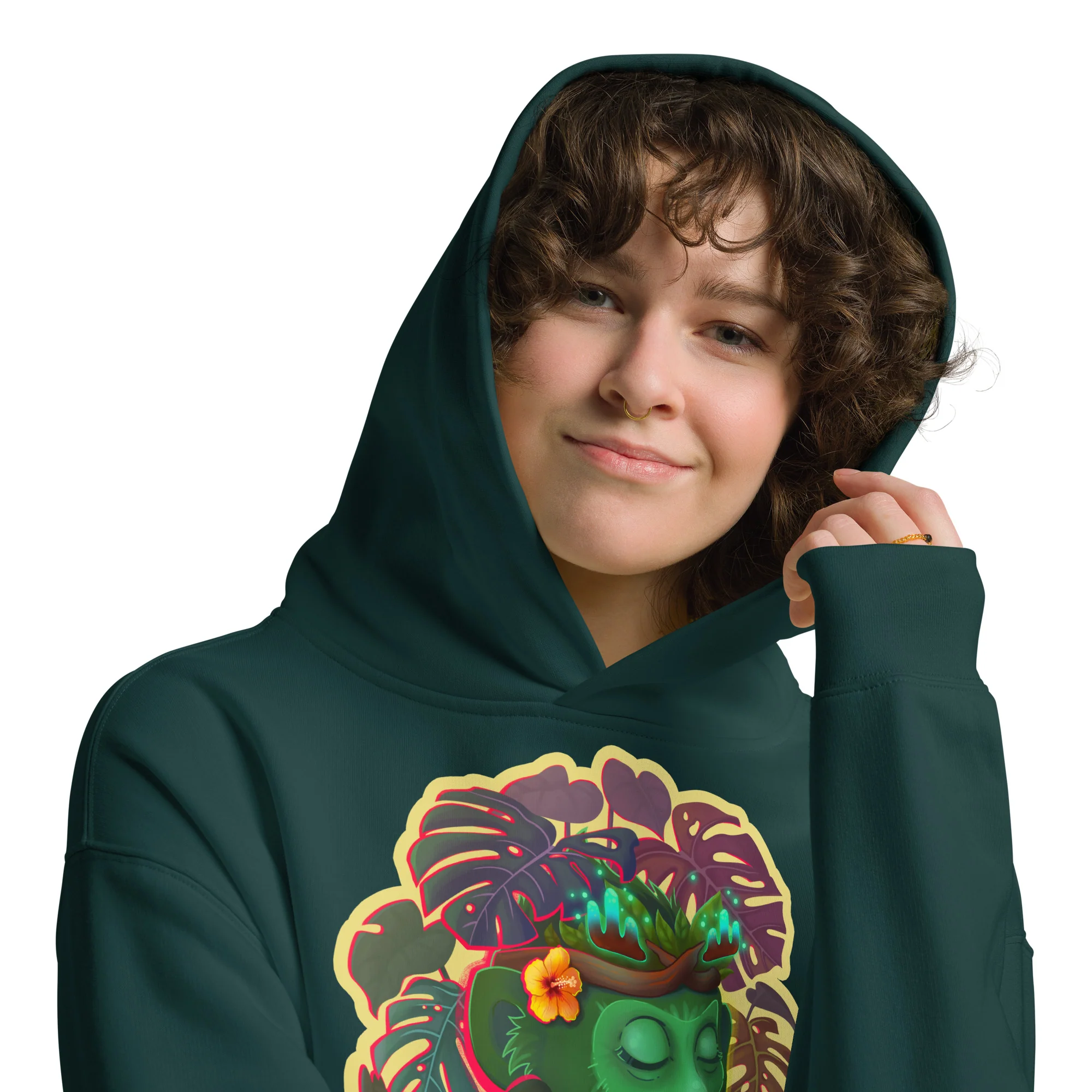 Zen Druid Premium Oversized Hoodie (Unisex) - Image 3