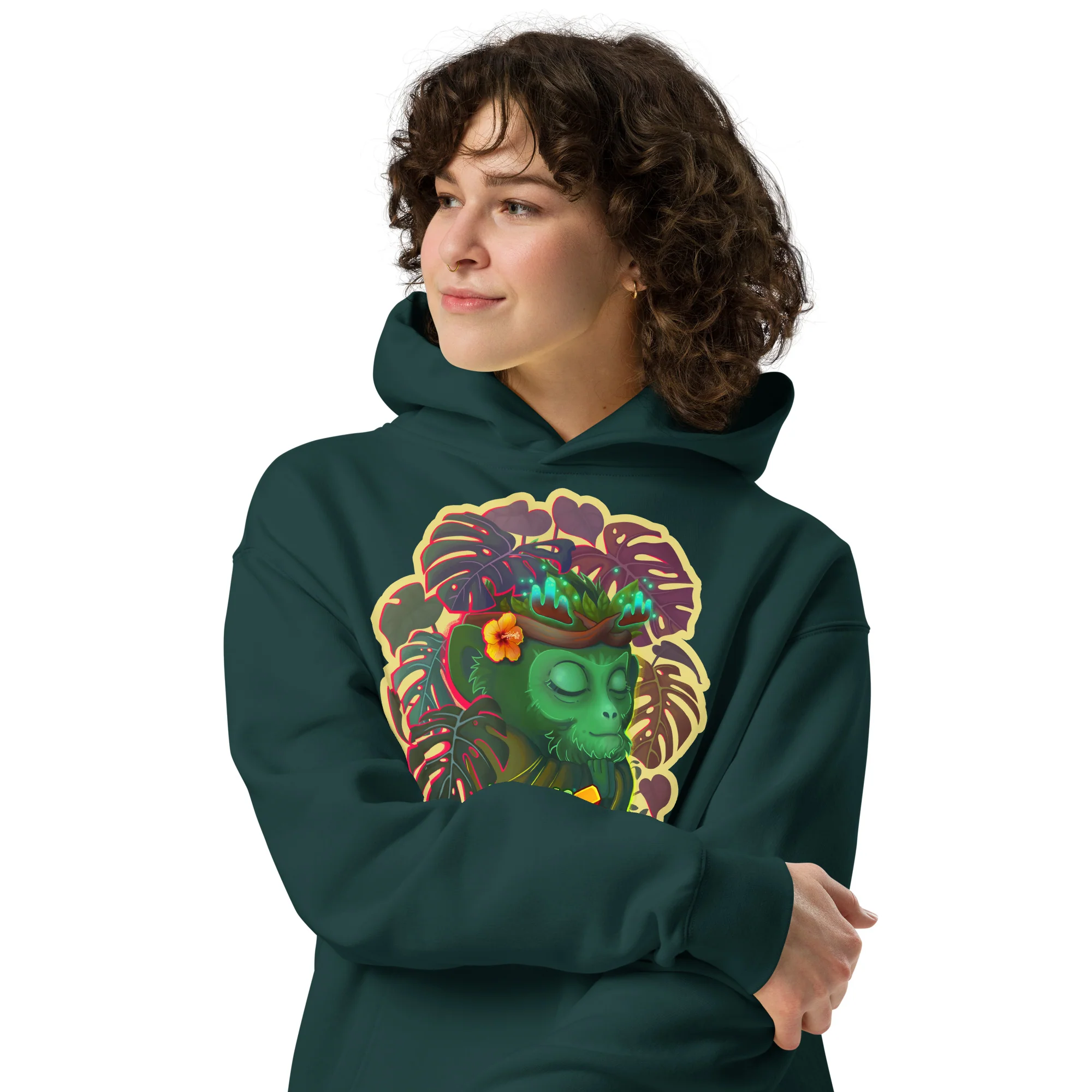 Zen Druid Premium Oversized Hoodie (Unisex) - Image 4